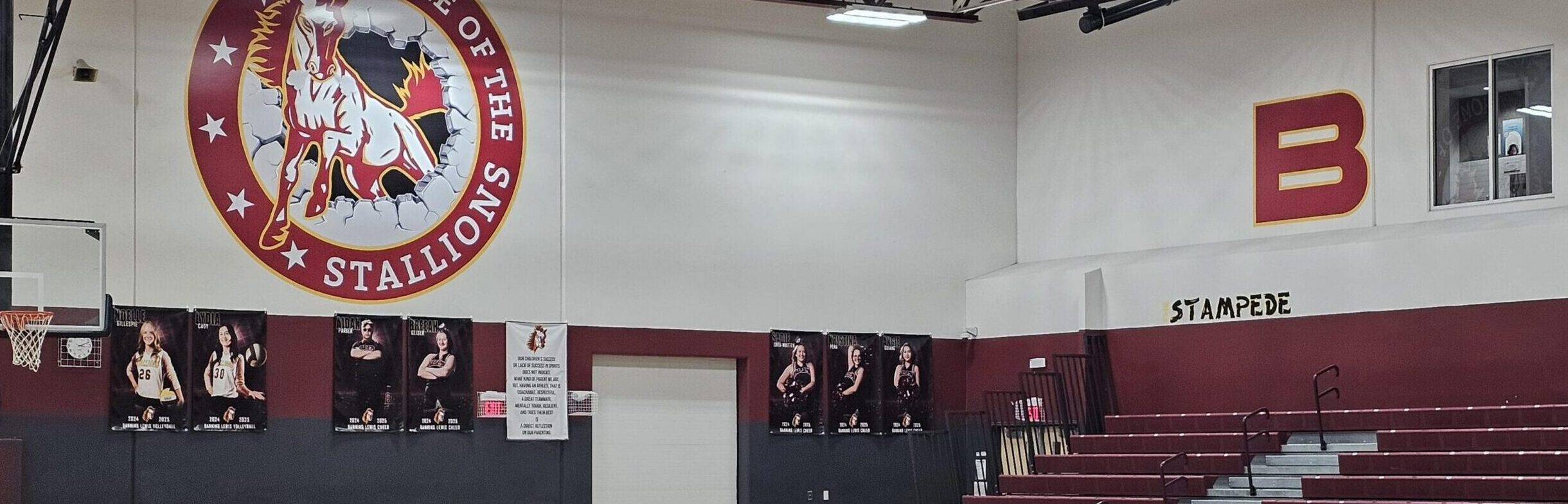 View of the gymnasium